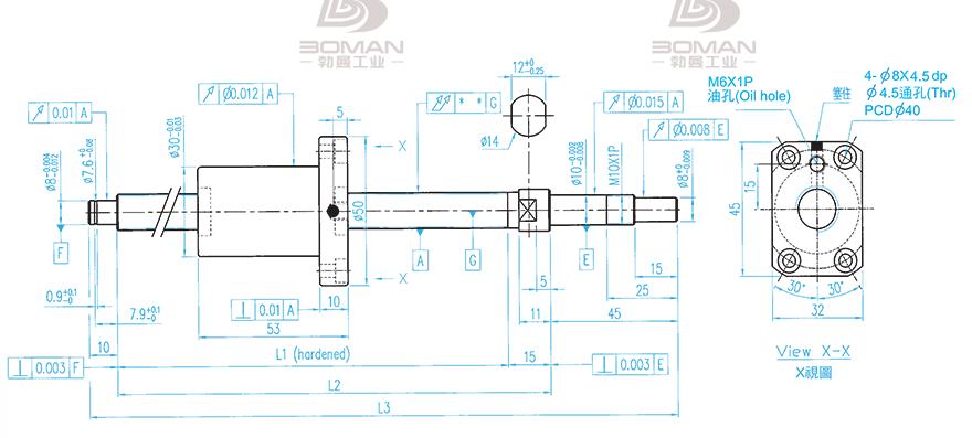 TBI XSVR01210B1DGC5-230-P1 tbi丝杆滚珠安装图解