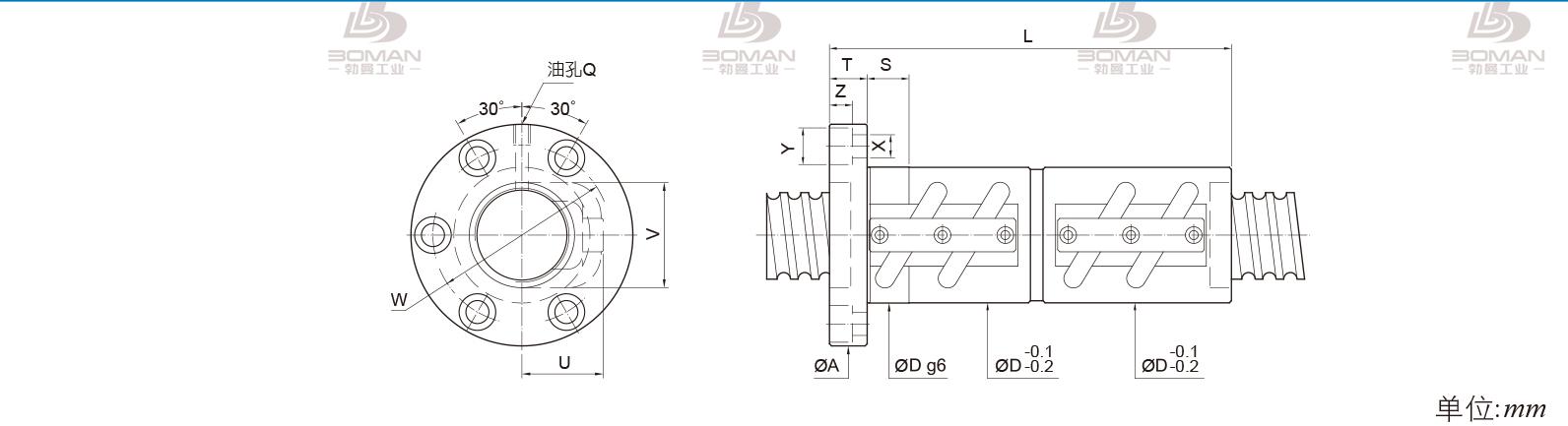 PMI FDVC-3205-3 PMI转造级滚珠丝杠型号说明